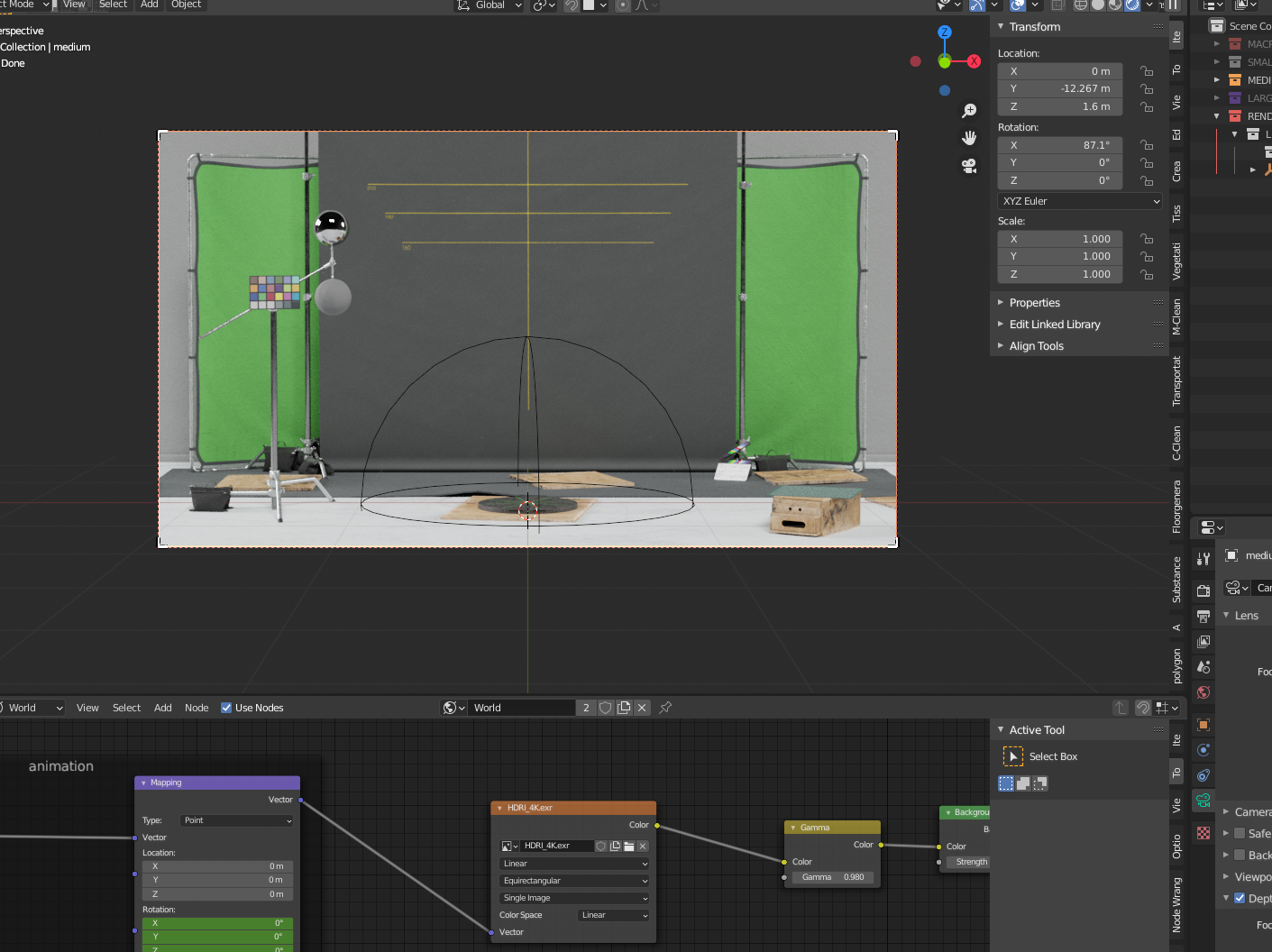 LOOKDEV STUDIOでマテリアルを確認 – ZKI design